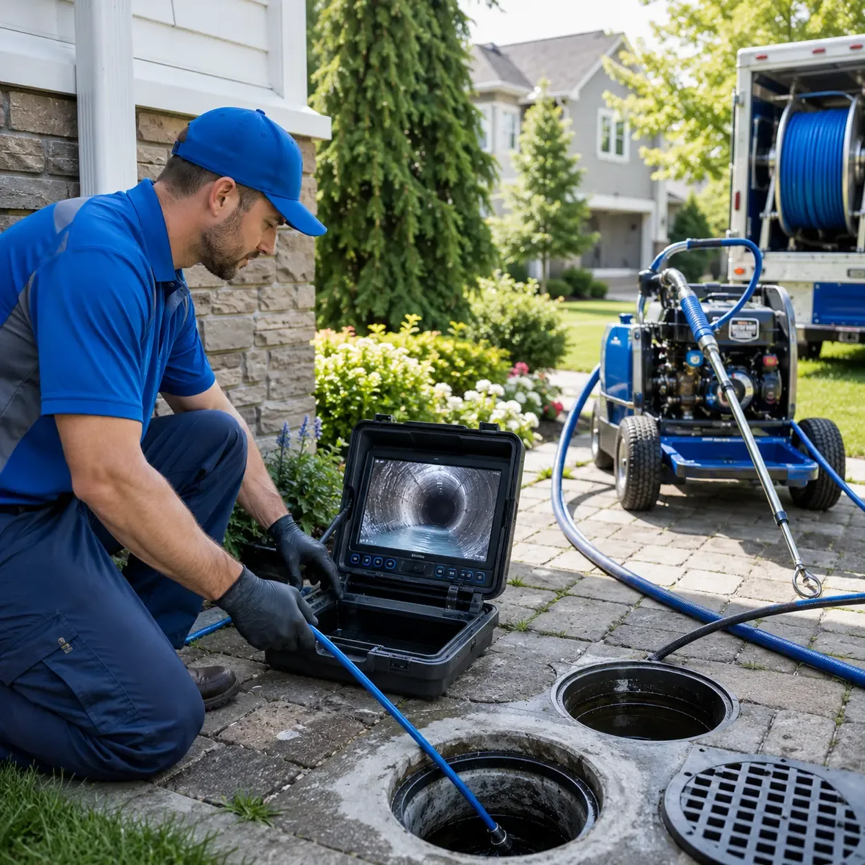 Outdoor drain cleaning professionals serving Saline, LA